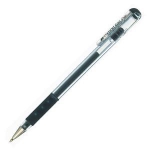 Pildspalva gēla PENTEL K116 HYBRID Gel Grip melna 0.6mm
