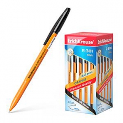Pildspalva lodišu R-301 Orange Stick,  ErichKrause,  melna