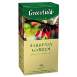 GREENFIELD Barberry Garden melnā tēja 25x1, 5gr.