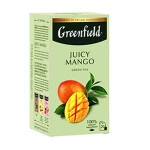 GREENFIELD Juicy Mango zaļā tēja 20x1.7g