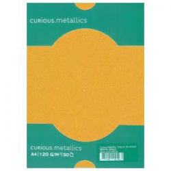 Papīrs Curious Metallics Super Gold,  A4,  250g,  10 loksnes