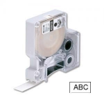 Marķ. lente DYMO D1,  6mmx7m,  melni burti uz caurspīdīga fona