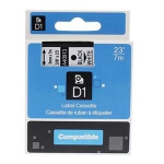 Marķ.lente DYMO D1,  9mmx7m, melni burti uz balta,  ekvivalents